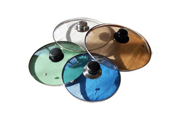 Colorful Glass Lid